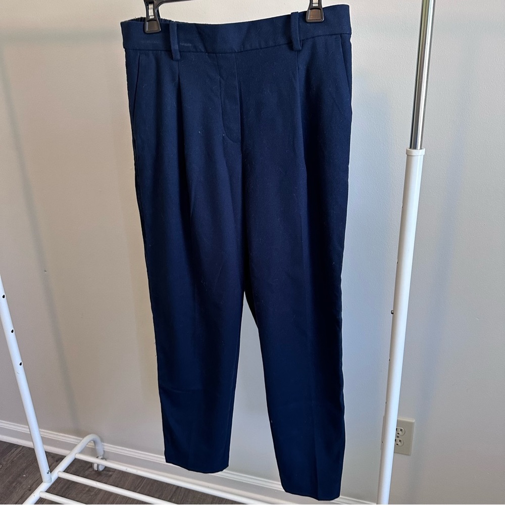 Loft Pull On Pants in Tuxedo Stripe
